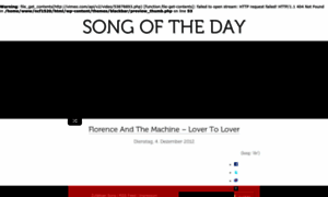 Song-of-the-day.de thumbnail