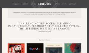 Songlines.com thumbnail