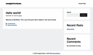 Songlyrics4you.com thumbnail