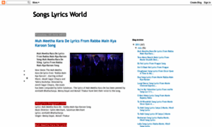 Songs-lyrics-world.blogspot.com thumbnail