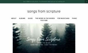 Songsfromscripture.com thumbnail