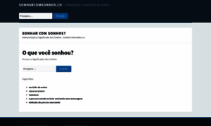 Sonharcomsonhos.co thumbnail