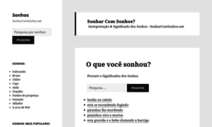 Sonharcomsonhos.net thumbnail