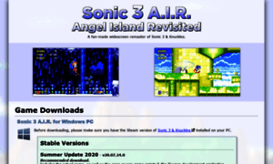 Sonic3air.org thumbnail
