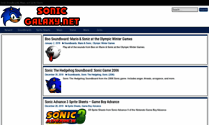 Sonicgalaxy.net thumbnail