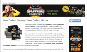 Sonicproducerdownload.com thumbnail