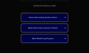 Sonicstudios.com thumbnail