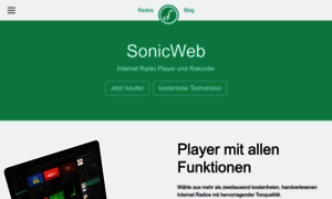 Sonicweb-radio.de thumbnail