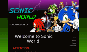 Sonicworld.org.uk thumbnail