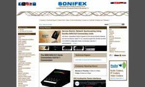 Sonifex.co.uk thumbnail