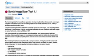 Soniximagescantool.updatestar.com thumbnail