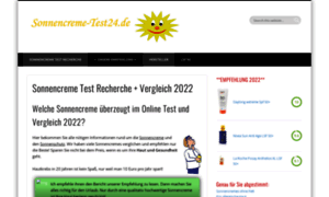 Sonnencreme-test24.de thumbnail