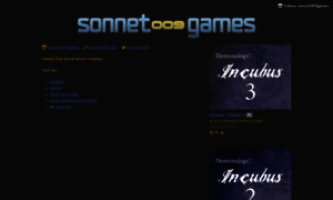 Sonnet009games.itch.io thumbnail