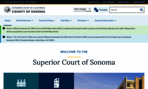 Sonomacourt.org thumbnail