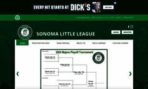 Sonomalittleleague.com thumbnail