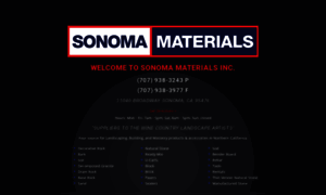 Sonomamaterials.com thumbnail