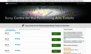 Sonycentre.ticketoffices.com thumbnail