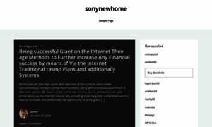 Sonynewhome.com thumbnail