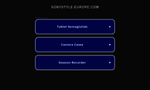 Sonystyle-europe.com thumbnail