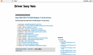 Sonyvaiodriverswindows.blogspot.com thumbnail