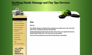 Soothinghandsmassage.massagetherapy.com thumbnail