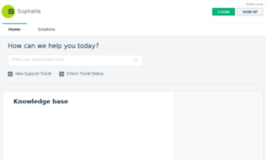 Sophelle.freshdesk.com thumbnail