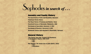Sophocles.com thumbnail