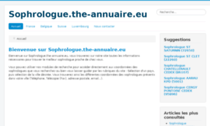 Sophrologue.the-annuaire.eu thumbnail