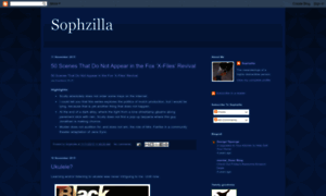 Sophzilla.blogspot.com thumbnail