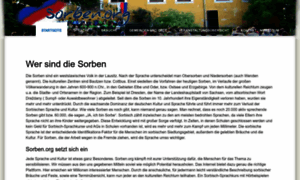 Sorben.org thumbnail