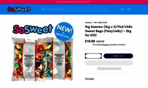 Sosweetshop.co.uk thumbnail