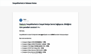 Sosyalmarket.releasenotes.io thumbnail