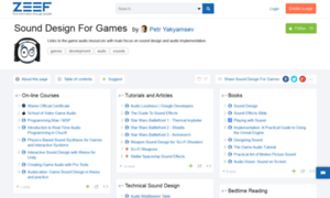 Sound-design-for-games.zeef.com thumbnail