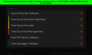 Sound-recorder.info thumbnail