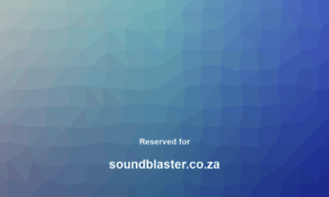 Soundblaster.co.za thumbnail