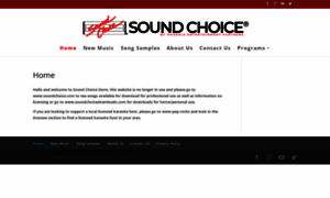 Soundchoicestore.com thumbnail