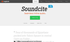Soundcite.knightlab.com thumbnail