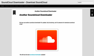 Soundcloudsongdownloader.blogspot.com thumbnail