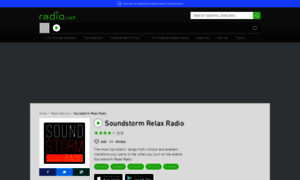 Soundstormrelax.radio.net thumbnail