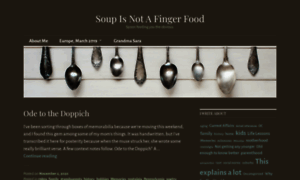 Soupisnotafingerfood.com thumbnail