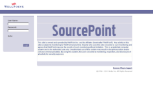 Sourcepoint.wellpoint.com thumbnail