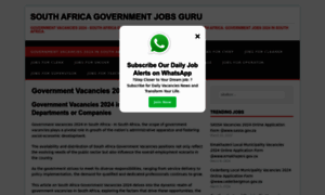 Southafrica.governmentjobs.guru thumbnail