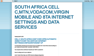 Southafricainternetsettings.blogspot.co.za thumbnail