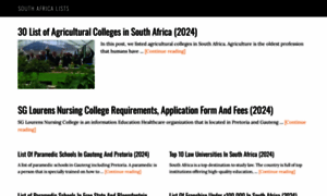 Southafricalists.com thumbnail