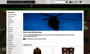 Southafricanmilitarysurplus.co.za thumbnail