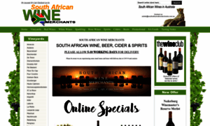 Southafricanwinemerchants.com.au thumbnail
