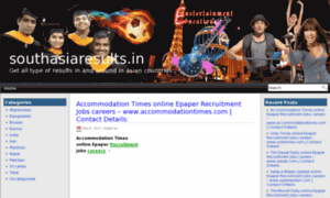 Southasiaresults.in thumbnail
