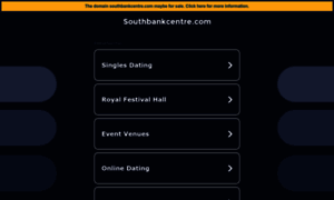 Southbankcentre.com thumbnail