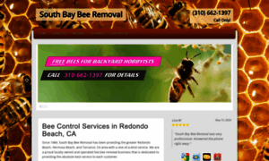 Southbaybeeremoval.com thumbnail