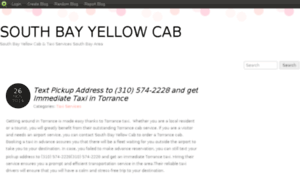 Southbayyellowcab.blog.com thumbnail